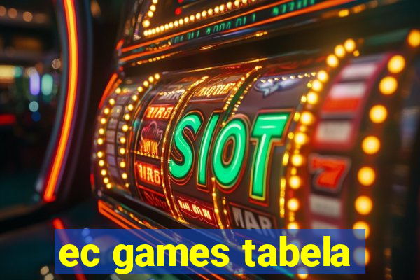 ec games tabela